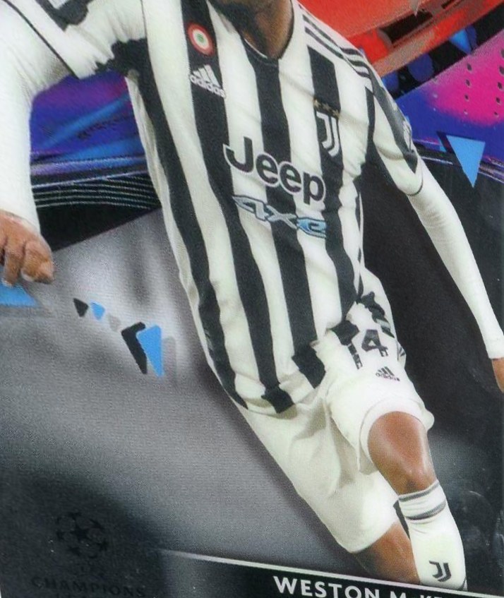Weston McKennie 2021 Topps Finest UEFA 44