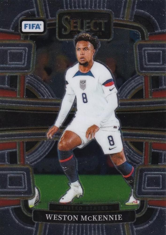 Weston McKennie 2023 Panini Select Set FIFA - Terrace - Peacock