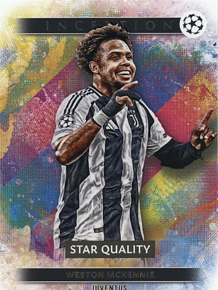 Weston McKennie 2024 Topps Inception UEFA Club Competitions