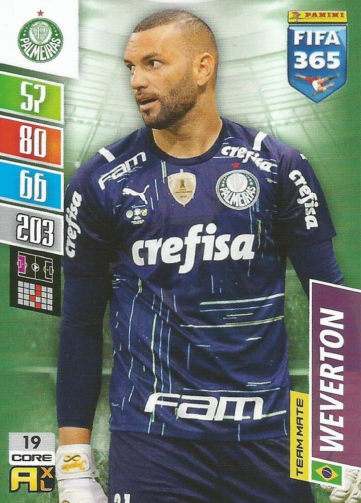 Weverton 2022 Panini Adrenalyn XL FIFA 365