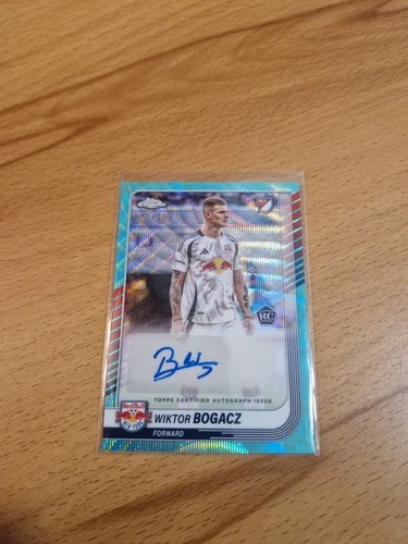 Wiktor Bogacz 2025 Topps Chrome Aqua /199