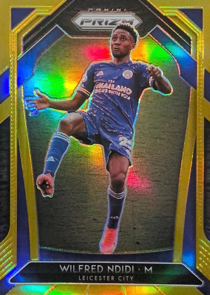Wilfred Ndidi 2020 Panini Prizm Premier League Gold /10