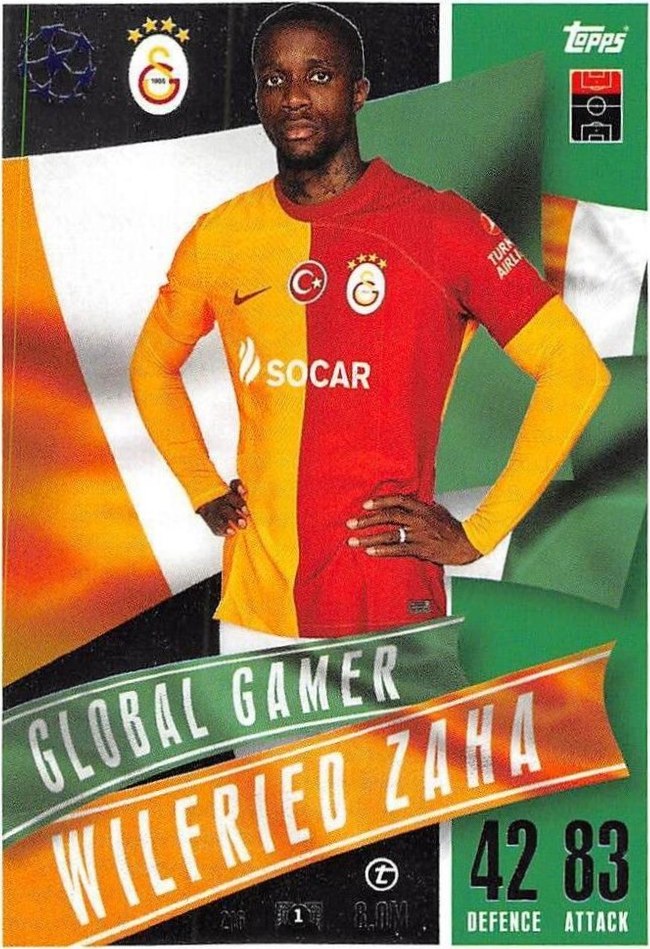 Wilfried Zaha 2023 Topps Match Attax UEFA Club Competitions Extra