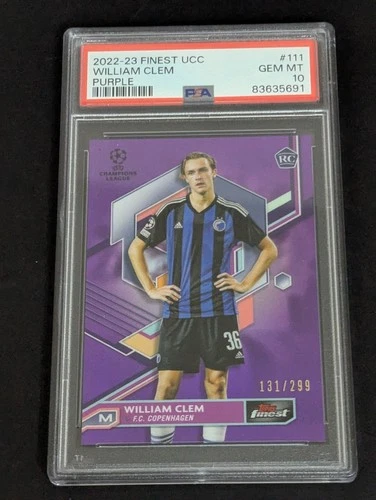 William Clem 2023 Topps Finest Purple Refractor /299