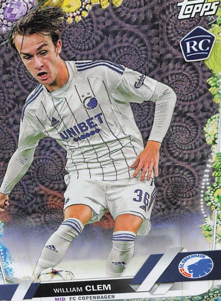 William Clem 2022 Topps UEFA Club Competitions Carnaval Edition