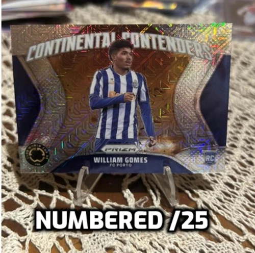 William Gomes 2025 Panini Club World Cup Prizm Parallel /25