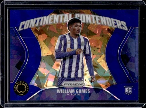 William Gomes 2025 Panini Prizm FIFA World Cup Blue Ice /99