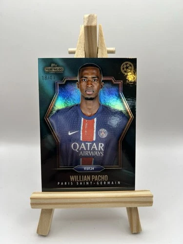 William Pacho 2024 Topps Here We Go Parallel /49
