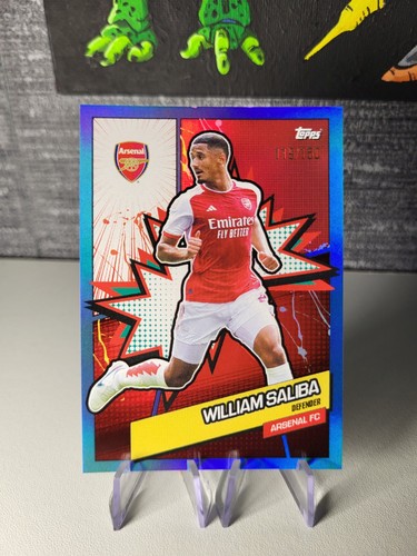 William Saliba 2023 Topps Arsenal FC Fan Set /150