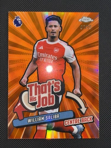 William Saliba 2026 Topps Chrome /25