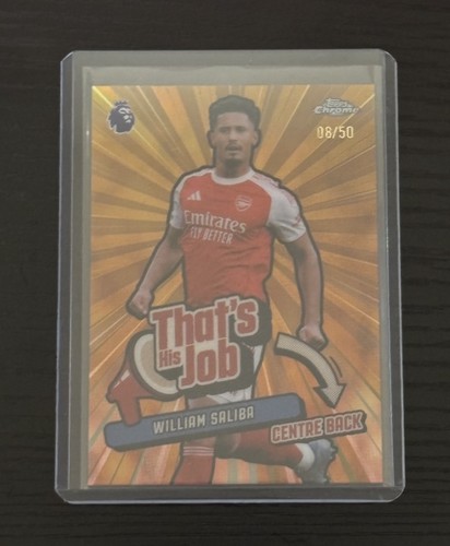 William Saliba 2025 Topps Chrome /50