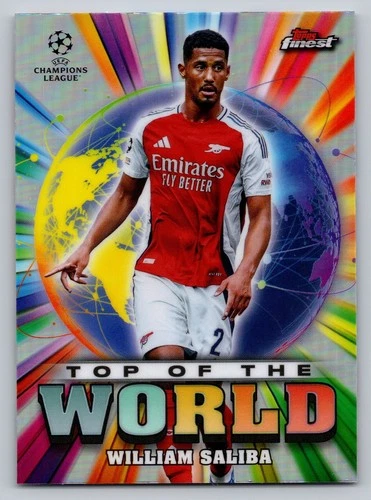 William Saliba 2024 Topps Finest TW-16
