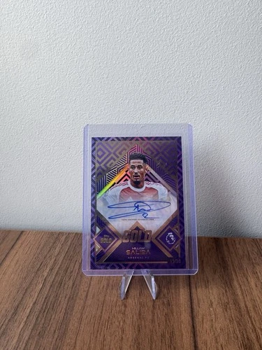 William Saliba 2025 Topps Gold Premier League Gold /50