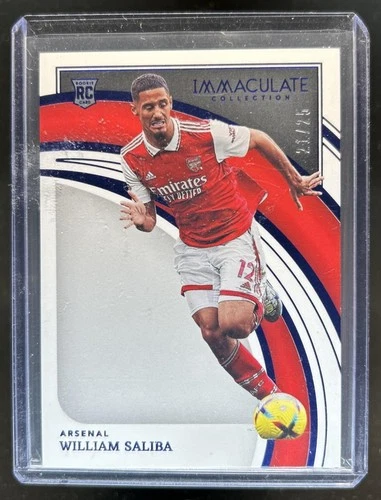 William Saliba 2023 Panini Immaculate Sapphire /25