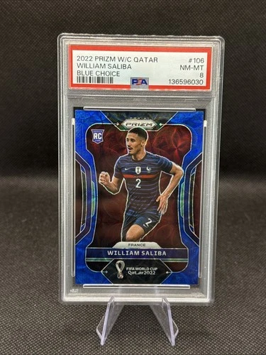 William Saliba 2022 Panini Prizm Choice Blue /135