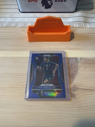 William Saliba 2022 Panini Prizm World Cup Qatar Blue Prizm /299