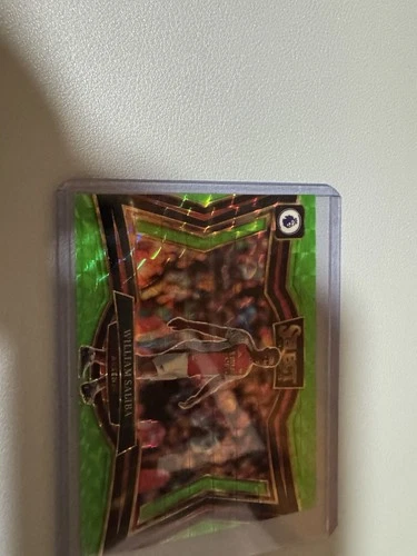 William Saliba 2024 Panini Select Green Prizm /125