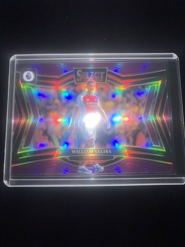 William Saliba 2024 Panini Select Purple Refractor /140