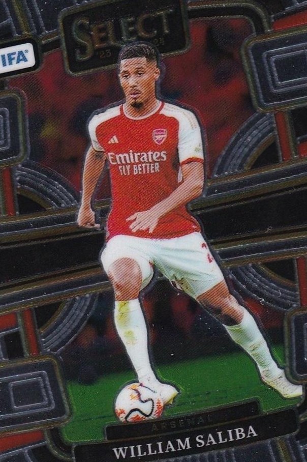 William Saliba 2023 Panini Select Set FIFA - Terrace - Peacock