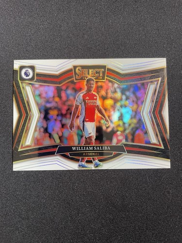 William Saliba 2024 Panini Select White /20