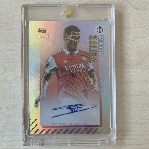 William Saliba 2023 Topps x Dan Leydon UEFA Europa League 05/10