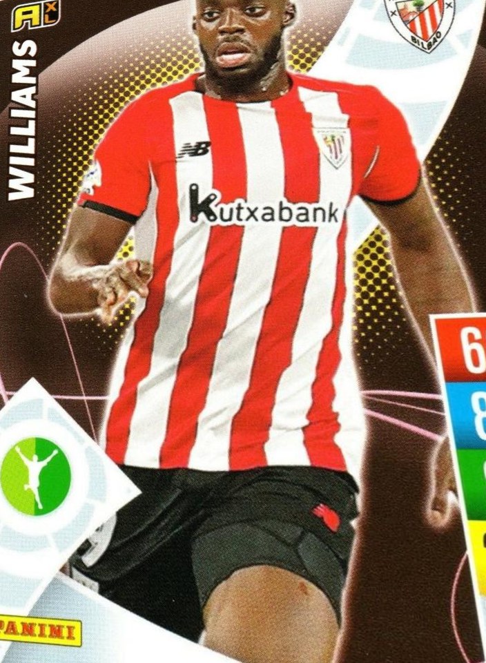 Williams 2021 Panini Adrenalyn XL La Liga