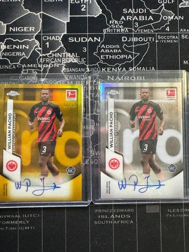 Willian Pacho 2023 Topps Chrome Bundesliga /50