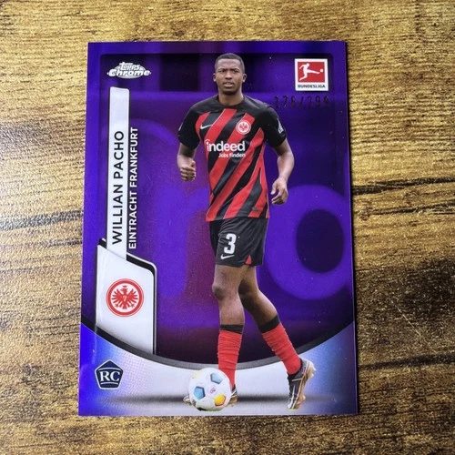 Willian Pacho 2023 Topps Chrome Purple /299