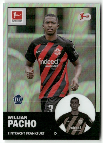 Willian Pacho 2024 Topps Chrome Refractor