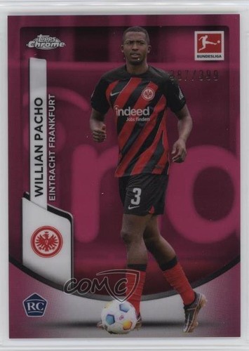 Willian Pacho 2023 Topps Cromo Bundesliga Magenta Refractor /399