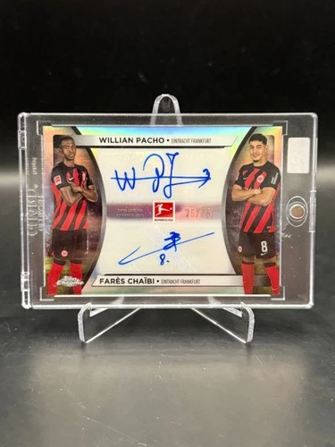 Willian Pacho & Fares Chaibi 2023 Topps Cromo Bundesliga /75