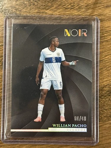 Willian Pacho 2024 Panini Noir Silver /49