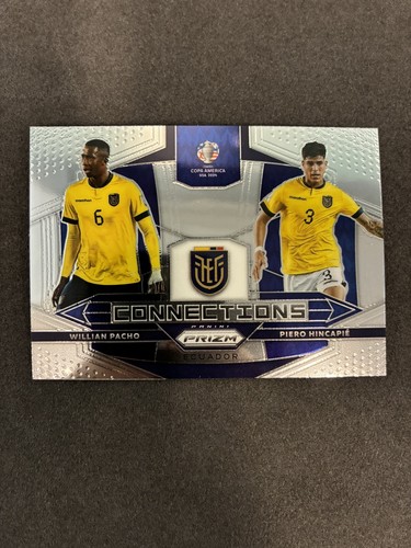 Willian Pacho & Piero Hincapie 2024 Panini Prizm Copa America Silver