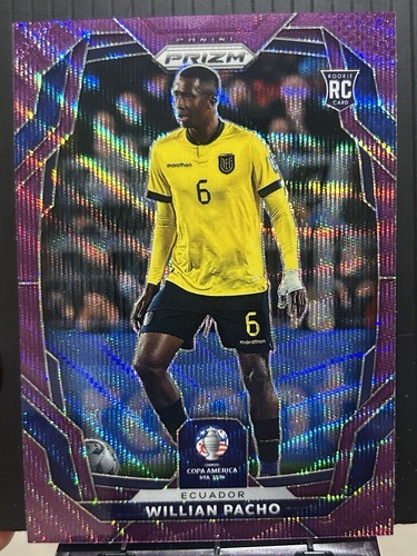 Willian Pacho 2024 Panini Prizm Copa America Purple Wave Prizm /99