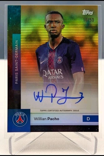 Willian Pacho 2025 Topps PSG Team Set /50