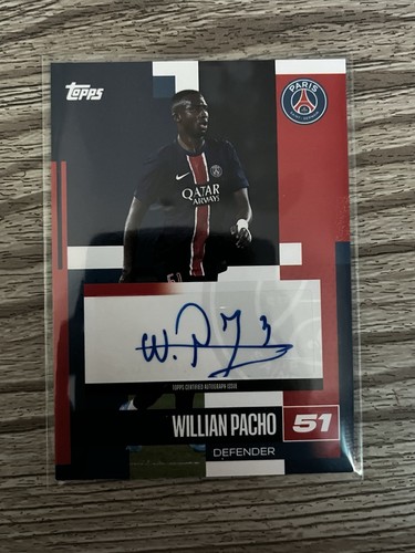 Willian Pacho 2024 Topps PSG Team Set