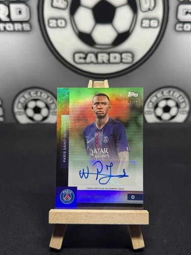Willian Pacho 2026 Topps PSG Team Set /99