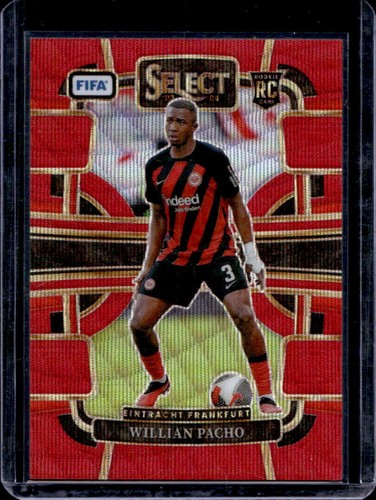 Willian Pacho 2024 Panini Select FIFA Red Wave Prizm /149