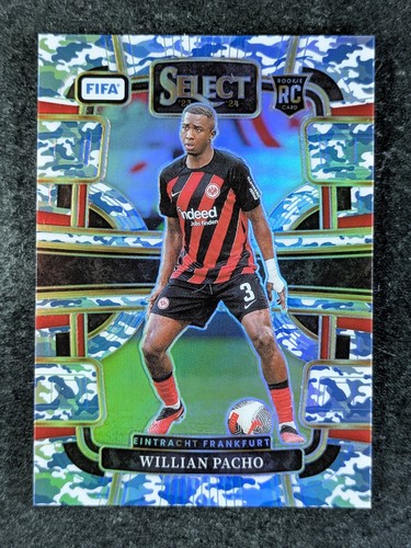 Willian Pacho 2023 Panini Select FIFA Winter Camo Prizm Terrace /99