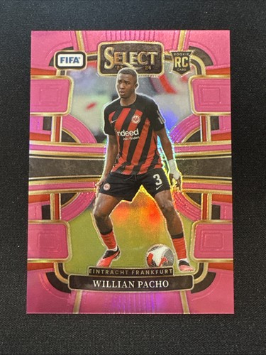 Willian Pacho 2023 Panini Select Pink Prizm /75