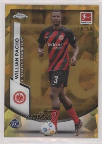Willian Pacho 2023 Topps Chrome Bundesliga Sapphire Edition Gold 30/50