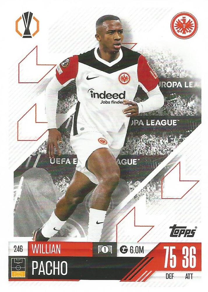Willian Pacho 2024 Topps Match Attax UEFA Club Competitions