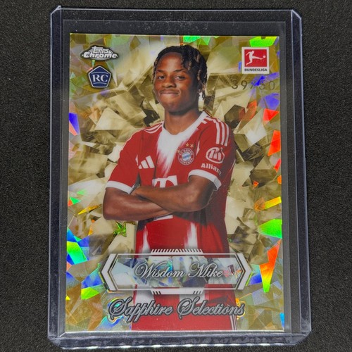 Wisdom Mike 2025 Topps Chrome Bundesliga Sapphire /50