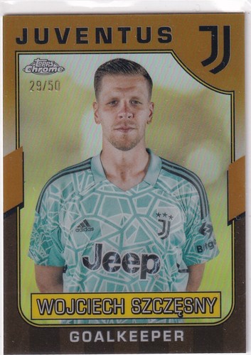 Wojciech Szczesny 2023 Topps Chrome Gold /50