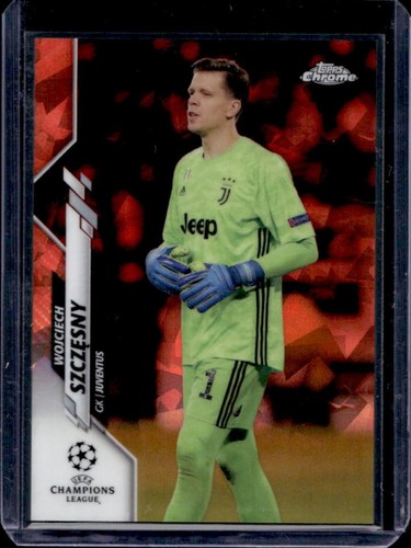 Wojciech Szczesny 2019 Topps Chrome Sapphire Orange Refractor /50