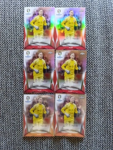 Wojciech Szczesny 2024 Topps Chrome UEFA Euro Refractor