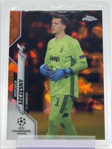 Wojciech Szczesny 2019 Topps Chrome UEFA Sapphire Orange /50