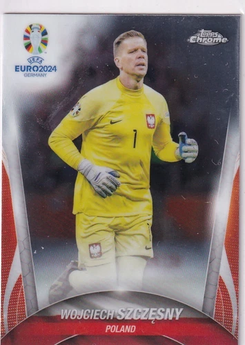 Wojciech Szczesny 2024 Topps Cromo UEFA Euro