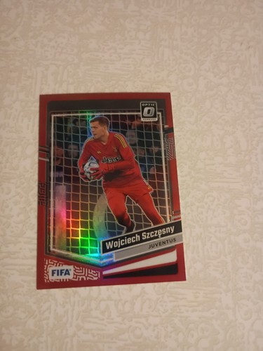 Wojciech Szczesny 2023 Panini Donruss FIFA Optic Red Prizm /299