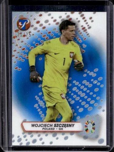 Wojciech Szczesny 2023 Topps Pristine Blue Refractor /75